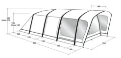Outwell Hayward Lake 6ATC Tent (2023) 21 Outwell Hayward Lake 6ATC Tent (2023) -Vango Shop 111197 hayward lake 6atc drawing perspective2
