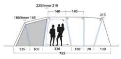 Outwell Jacksondale 5PA Tent (2022) 21 Outwell Jacksondale 5PA Tent (2022) -Vango Shop 111269 jacksondale 5pa drawing other4