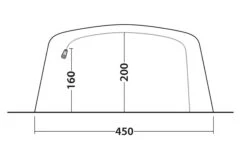 Outwell Queensdale 8PA Tent (2023) 25 Outwell Queensdale 8PA Tent (2023) -Vango Shop 111270 queensdale 8pa drawing other5