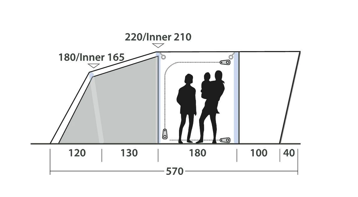 Outwell Springville 4SA Tent (2023) 4 Outwell Springville 4SA Tent (2023) - Image 4