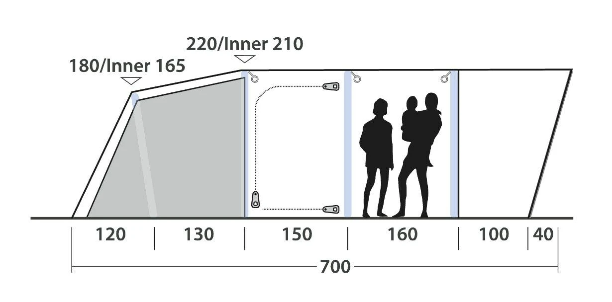 Outwell Springville 6SA Tent (2023) 6 Outwell Springville 6SA Tent (2023) - Image 6
