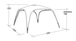 Outwell Event Lounge L 3.5m (2023) -Vango Shop 111359 event lounge l drawing perspective2