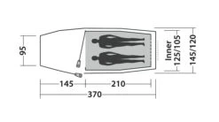 Easy Camp Magnetar 200 Tent 6 Easy Camp Magnetar 200 Tent -Vango Shop 120415 magnetar 200 steel blue drawing floorplan3