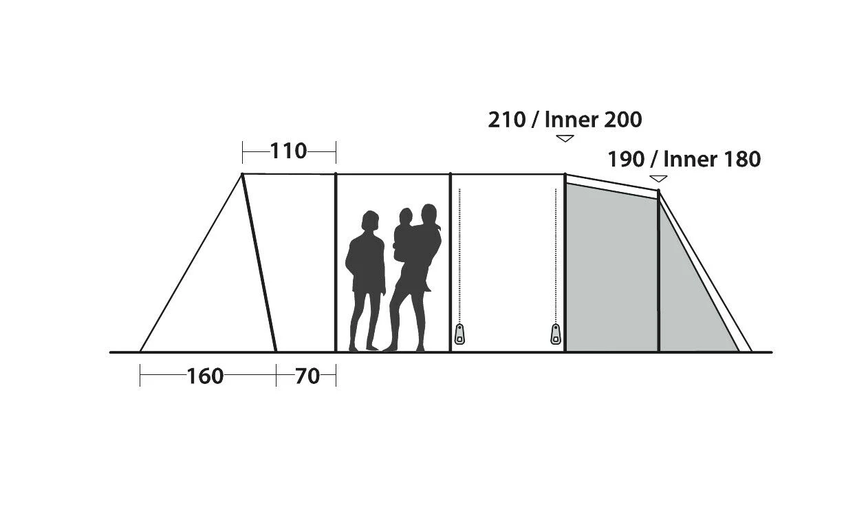 Easy Camp Palmdale 600 Lux Tent 9 Easy Camp Palmdale 600 Lux Tent - Image 9