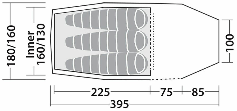 Robens Voyager 3EX Tent (2022) 2 Robens Voyager 3EX Tent (2022) - Image 2
