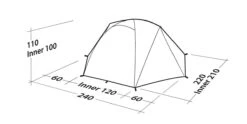 Robens Boulder 2 Tent (2023) 13 Robens Boulder 2 Tent (2023) -Vango Shop 130273 boulder 2 drawing perspective2 1
