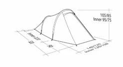 Robens Arch 2 Tent (2023) -Vango Shop 130274 arch 2 drawing perspective23 1