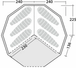Front Page 16 Front Page -Vango Shop 130302 inner tent klondike grande drawing floorplan2
