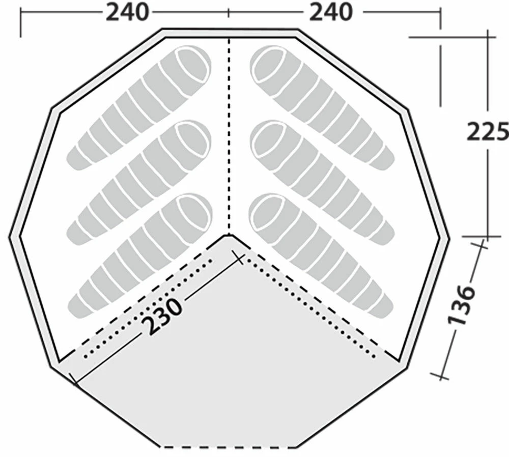 Robens Klondike Grande Inner Tent 2 Robens Klondike Grande Inner Tent - Image 2