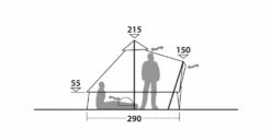 Robens Klondike S Tipi Tent (2022) -Vango Shop 130307 klondike s drawing other28