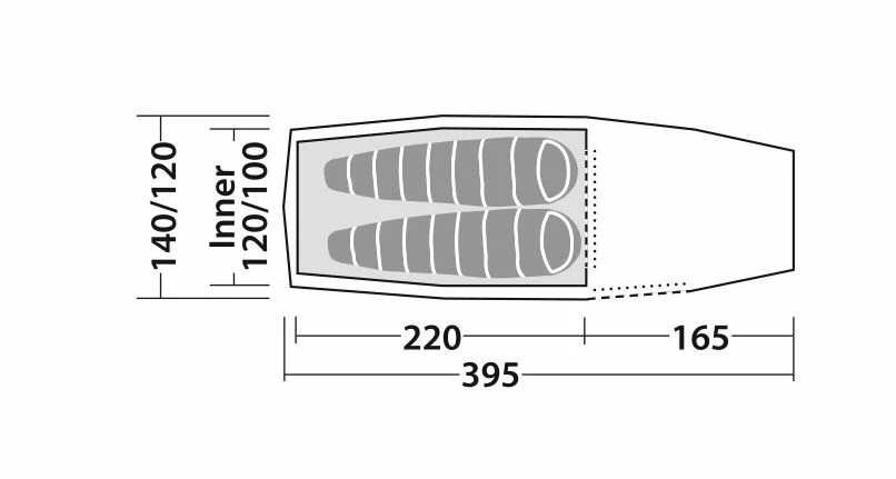 Robens Pioneer 2EX Tent (2022) 3 Robens Pioneer 2EX Tent (2022) - Image 3