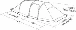 Robens Nordic Lynx 4 Tent (2022) 25 Robens Nordic Lynx 4 Tent (2022) -Vango Shop 130324 nordic lynx 4 drawing perspective2