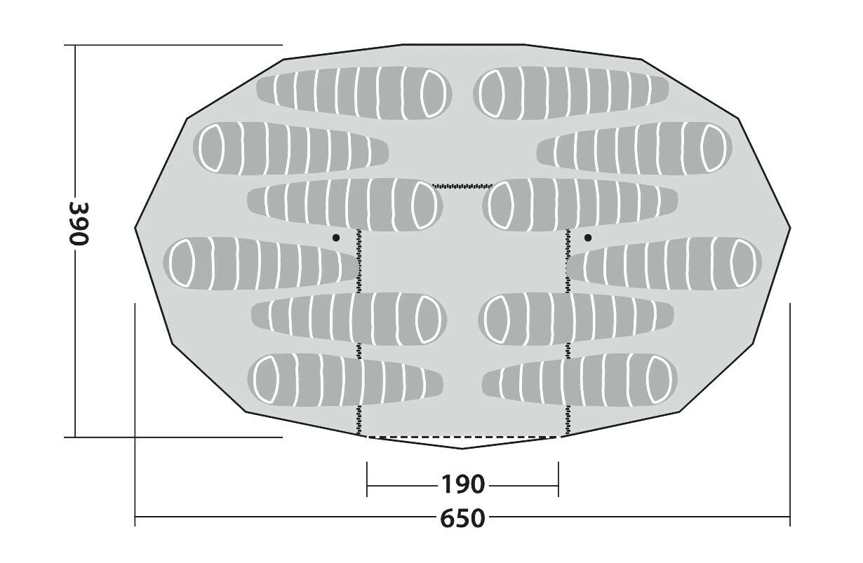 Outwell Robens Klondike Twin Tipi Tent (2023) 7 Outwell Robens Klondike Twin Tipi Tent (2023) - Image 7