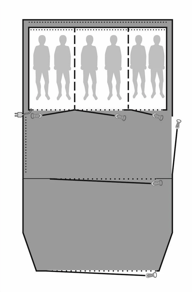 Outwell Parkdale 6PA Footprint Groundsheet 2 Outwell Parkdale 6PA Footprint Groundsheet - Image 2