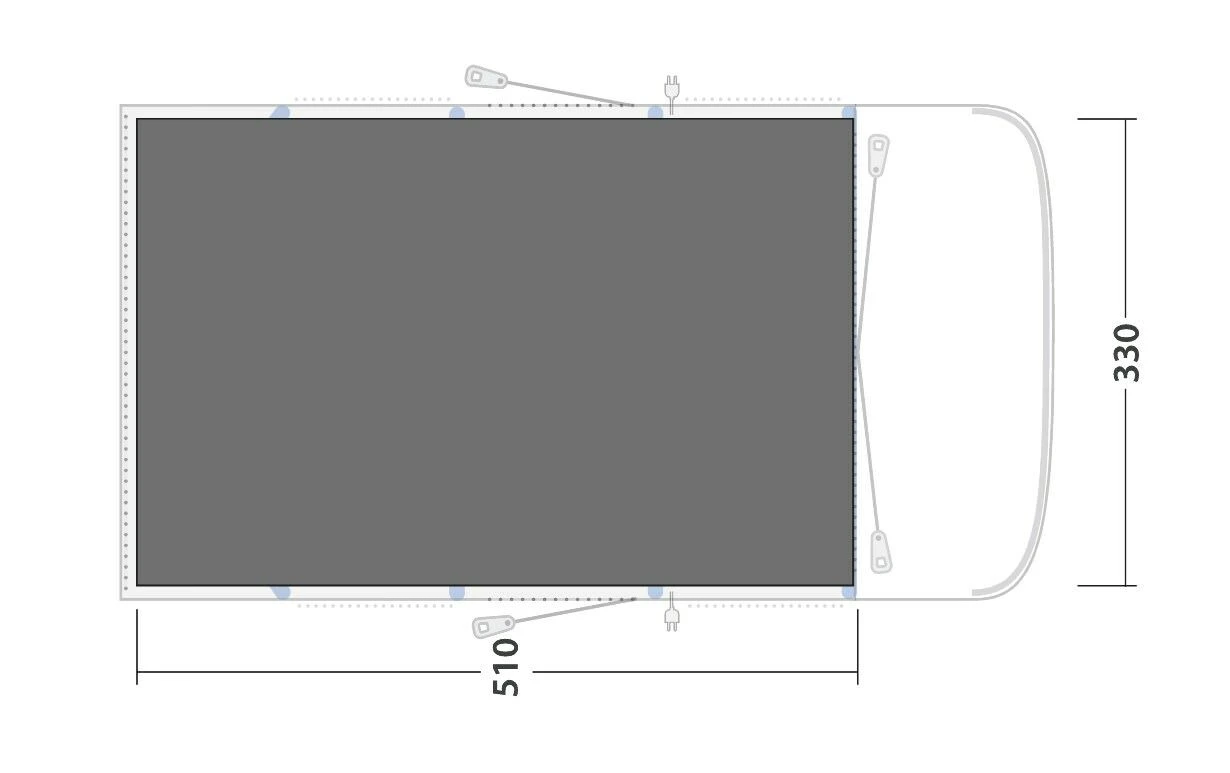 Outwell Springville 5SA Footprint Groundsheet 2 Outwell Springville 5SA Footprint Groundsheet - Image 2