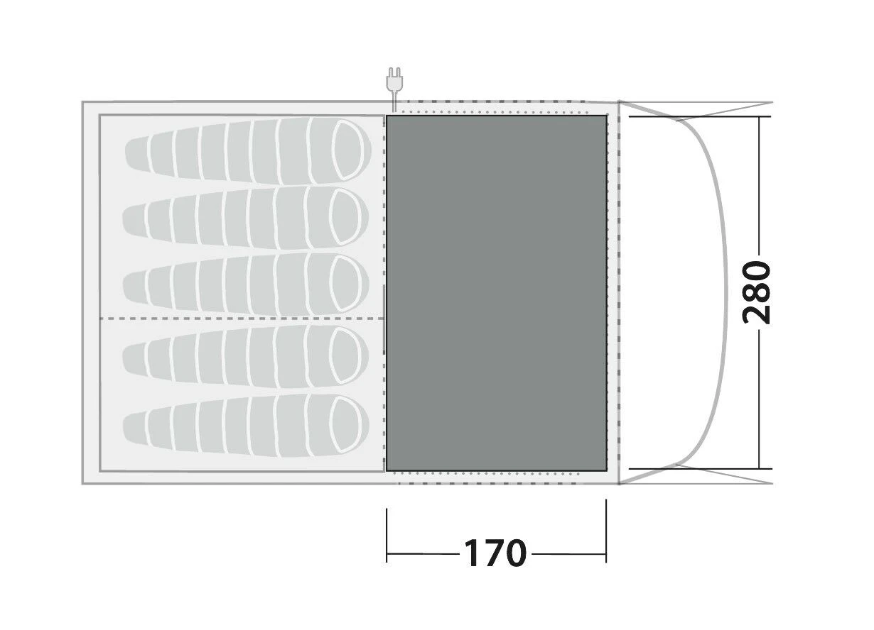 Robens Fleece Carpet Wolf Moon 5XP 3 Robens Fleece Carpet Wolf Moon 5XP - Image 3