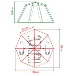 Coleman Octagon BlackOut Tent (2022) 11 Coleman Octagon BlackOut Tent (2022) -Vango Shop 2000035195 11