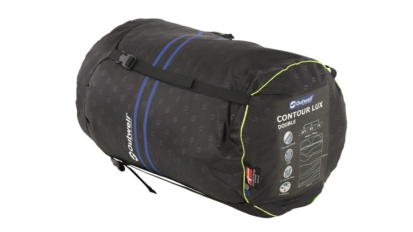 Outwell Contour Lux Double Sleeping Bag 10 Outwell Contour Lux Double Sleeping Bag - Image 10