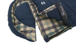 Outwell Camper Lux "R" Sleeping Bag Deep Blue (2023) 10 Outwell Camper Lux "R" Sleeping Bag Deep Blue (2023) -Vango Shop 230393 camper lux right side zipper feature photo4