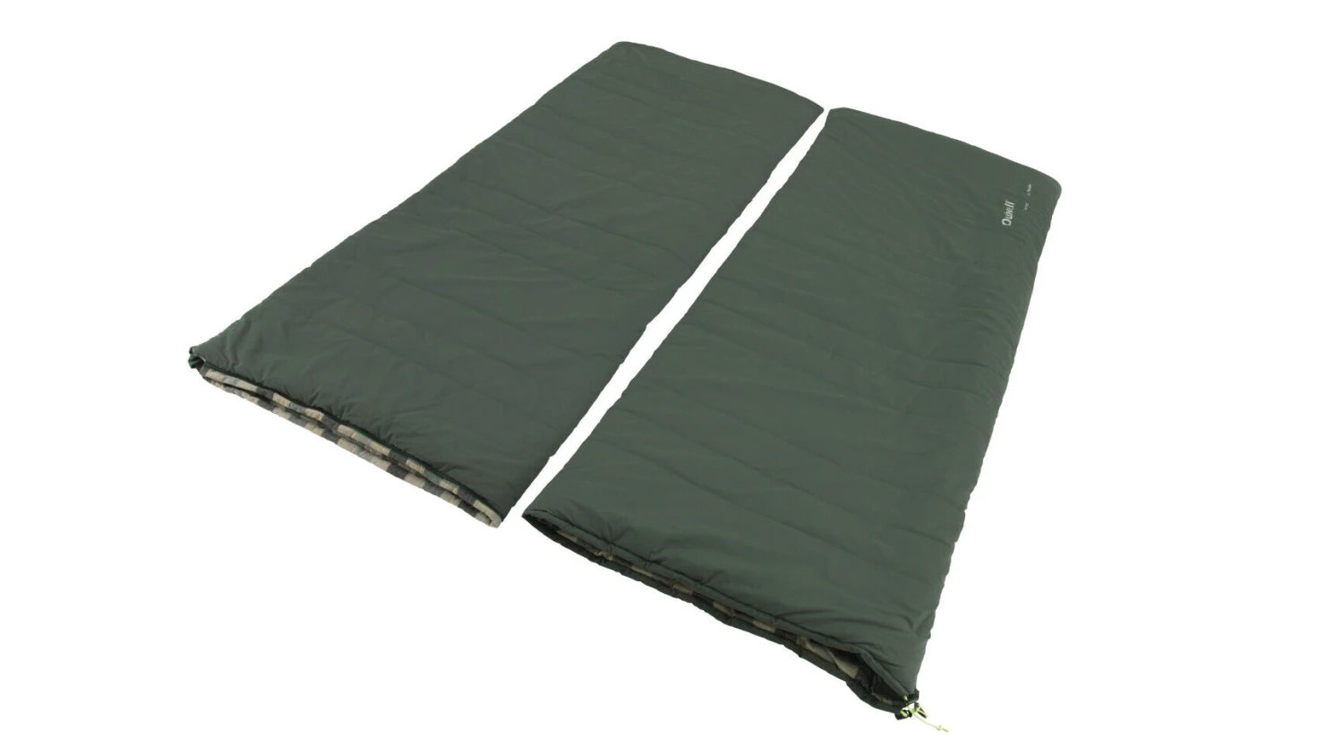 Outwell Camper Lux Double Sleeping Bag - Forest Green (2023) 3 Outwell Camper Lux Double Sleeping Bag - Forest Green (2023) - Image 3