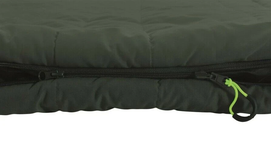 Outwell Camper Lux Double Sleeping Bag - Forest Green (2023) 4 Outwell Camper Lux Double Sleeping Bag - Forest Green (2023) - Image 4