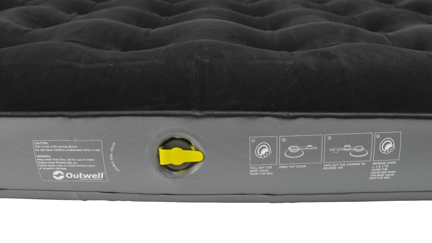 Outwell Flock Classic Single Airbed 4 Outwell Flock Classic Single Airbed - Image 4