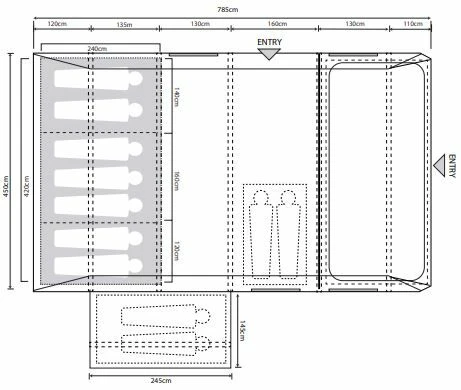 Outdoor Revolution Airedale 7.0SE Tent Bundle (2023) 3 Outdoor Revolution Airedale 7.0SE Tent Bundle (2023) - Image 3