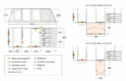 Vango Airbeam Vango Anantara IV TC 450XL Air Tent (2023) 11 Vango Airbeam Vango Anantara IV TC 450XL Air Tent (2023) -Vango Shop airbeam si pro floorplan anantara iii air 450xl with pods 1