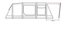 Outdoor Revolution Airedale 5.0s Front Sun Canopy 7 Outdoor Revolution Airedale 5.0s Front Sun Canopy -Vango Shop airedale 5s sun canopy drawing 1