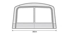 Outdoor Revolution Airedale 6.0s / 6.0se Front Porch Extension 10 Outdoor Revolution Airedale 6.0s / 6.0se Front Porch Extension -Vango Shop airedale 6s se front porch extension fp 2