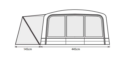 Outdoor Revolution Airedale 7.0SE Tent (2022) 4 Outdoor Revolution Airedale 7.0SE Tent (2022) - Image 4