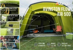 Vango Airbeam Vango Avington Flow Air 500 Tent (2022) 14 Vango Airbeam Vango Avington Flow Air 500 Tent (2022) -Vango Shop avington flow air 500 low res2