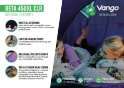 Vango Beta 450xl CLR Tent (2023) -Vango Shop beta 450xl clr lr2