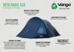 Vango Beta CLR 550xl Tent (2023) -Vango Shop beta 550xl clr lr