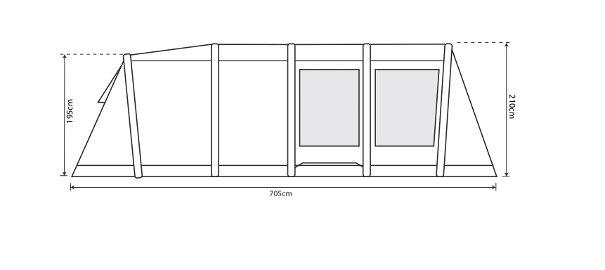 Outdoor Revolution Camp Star 600 Tent Bundle 3 Outdoor Revolution Camp Star 600 Tent Bundle - Image 3