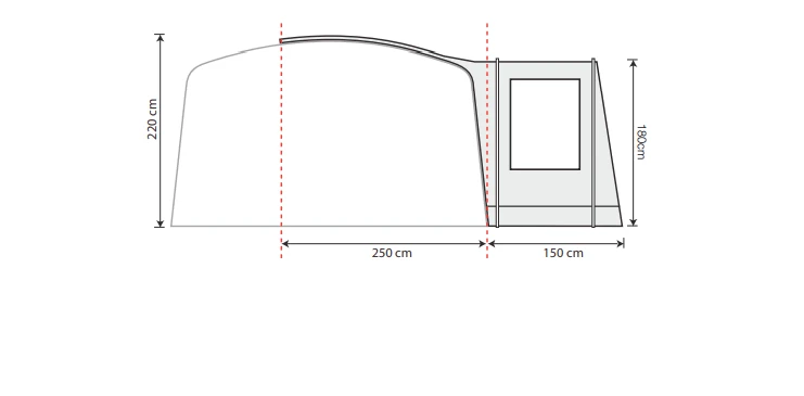 Outdoor Revolution Camp Star Side Porch (500xl, 600, 700) (2022) 5 Outdoor Revolution Camp Star Side Porch (500xl, 600, 700) (2022) - Image 5