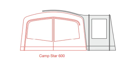 Outdoor Revolution Camp Star Side Porch (500xl, 600, 700) (2022) 2 Outdoor Revolution Camp Star Side Porch (500xl, 600, 700) (2022) - Image 2