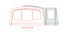 Outdoor Revolution Camp Star Side Porch (500xl, 600, 700) (2022) 13 Outdoor Revolution Camp Star Side Porch (500xl, 600, 700) (2022) -Vango Shop campstar side porch floorplan 5 1