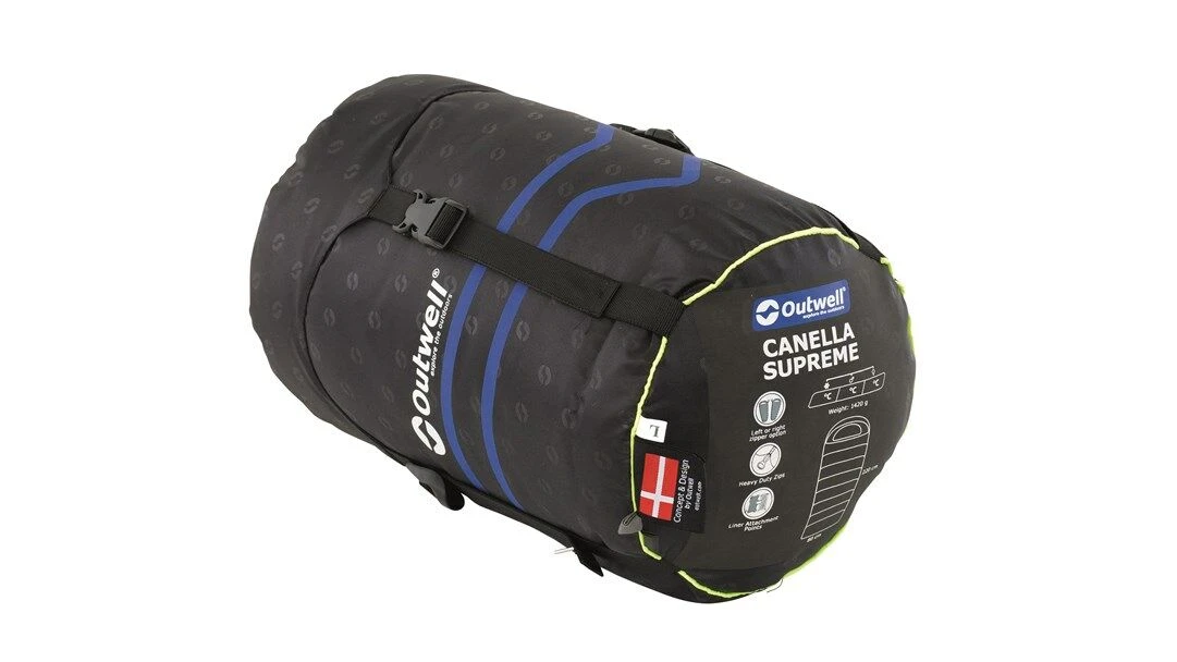Outwell Canella Supreme "L" Sleeping Bag 3 Outwell Canella Supreme "L" Sleeping Bag - Image 3