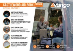 Vango Airbeam Vango Castlewood Air 800XL Tent Package (2023) 19 Vango Airbeam Vango Castlewood Air 800XL Tent Package (2023) -Vango Shop castlewood air 800xl package2