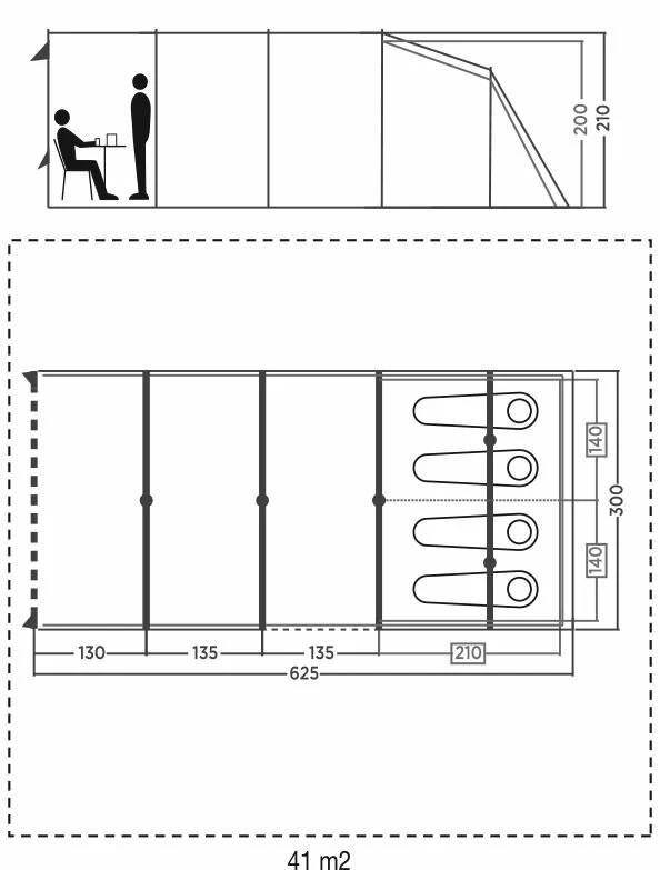 Coleman Castle Pines 4L Blackout Tent (2022) 3 Coleman Castle Pines 4L Blackout Tent (2022) - Image 3