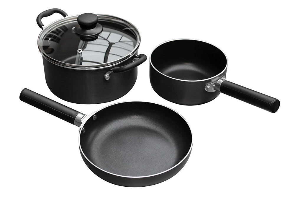 Outdoor Revolution 3 Piece Induction Pan Set 2 Outdoor Revolution 3 Piece Induction Pan Set - Image 2