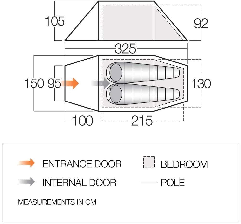 Vango Scafell 200 Tent (2022) 2 Vango Scafell 200 Tent (2022) - Image 2