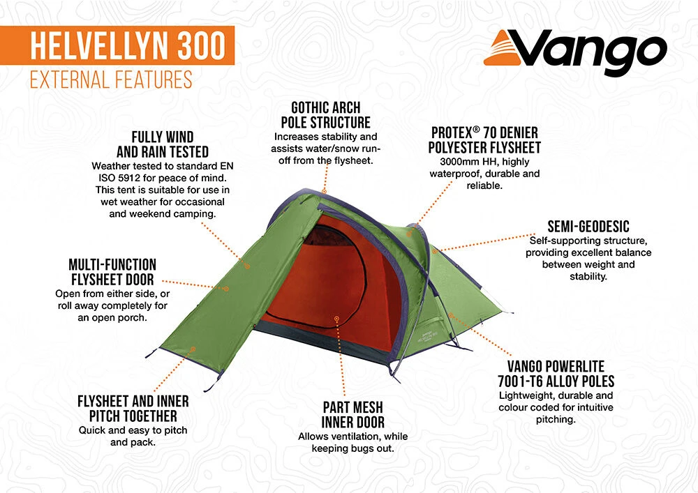 Vango Helvellyn 300 Tent (2022) 3 Vango Helvellyn 300 Tent (2022) - Image 3