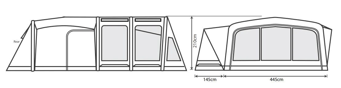 Outdoor Revolution Kalahari PC 7.0 Tent (2022) 3 Outdoor Revolution Kalahari PC 7.0 Tent (2022) - Image 3