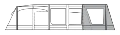 Outdoor Revolution Kalahari PC 9.0 DSE Front Porch Extension (2023) 8 Outdoor Revolution Kalahari PC 9.0 DSE Front Porch Extension (2023) -Vango Shop kalahari 9.0 dse front porch extension