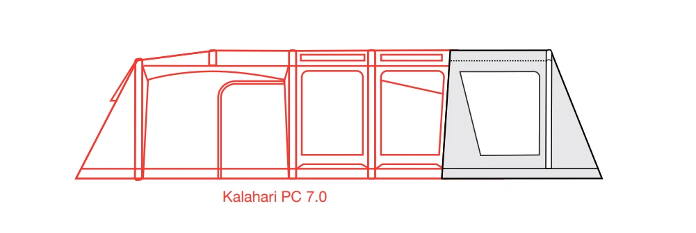 Outdoor Revolution Kalahari PC Front Air Canopy 4 Outdoor Revolution Kalahari PC Front Air Canopy - Image 4