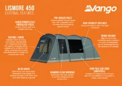 Vango Lismore 450 Poled Tent Package (2023) 11 Vango Lismore 450 Poled Tent Package (2023) -Vango Shop lismore 450 infographic