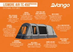 Vango Airbeam Vango Lismore Air TC 450 Tent Package (2023) 6 Vango Airbeam Vango Lismore Air TC 450 Tent Package (2023) -Vango Shop lismore air tc 450 package
