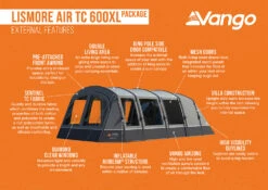 Vango Airbeam Vango Lismore Air TC 600XL Tent Package (2023) 17 Vango Airbeam Vango Lismore Air TC 600XL Tent Package (2023) -Vango Shop lismore air tc 600xl package